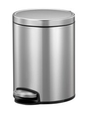 Eko Silver Eva Stainless Steel Bathroom Pedal Bin 5L - Image 1 of 5