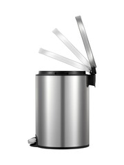 Eko Silver Eva Stainless Steel Bathroom Pedal Bin 5L - Image 4 of 5