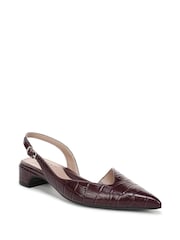 Naturalizer Red Rhett Wide Fit Slingbacks - Image 3 of 7