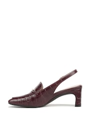 Naturalizer Red Cypress Wide Fit Slingbacks - Image 2 of 7
