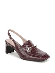 Naturalizer Red Cypress Wide Fit Slingbacks - Image 3 of 7