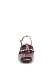 Naturalizer Red Cypress Wide Fit Slingbacks - Image 4 of 7