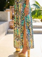 Myleene Klass Halter Cut Out Maxi Dress - Image 7 of 8