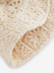 Neutral Crochet Bucket Hat (3-16yrs) - Image 2 of 2