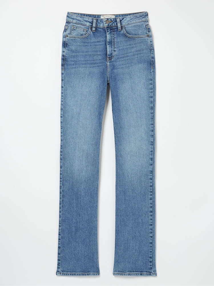 FatFace Brooke Light Blue Bootcut Jeans - Image 6 of 6