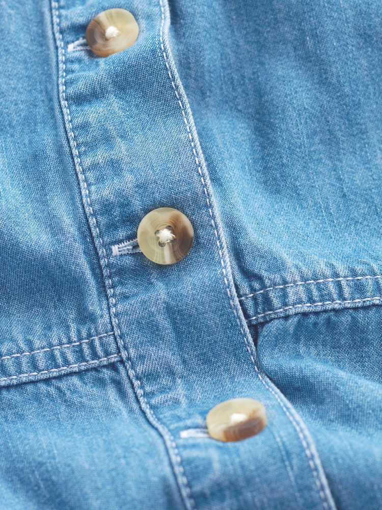Mid Blue Denim Multiway Summer Dress - Image 6 of 6