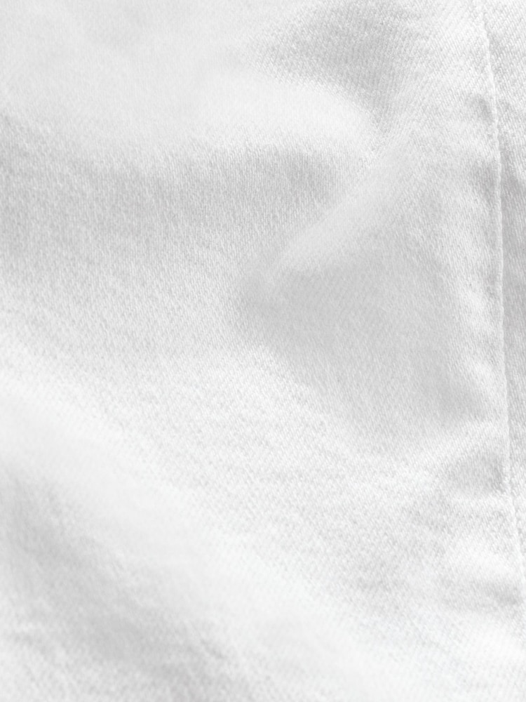 White Comfort Stretch Straight Jeans - Image 6 of 6