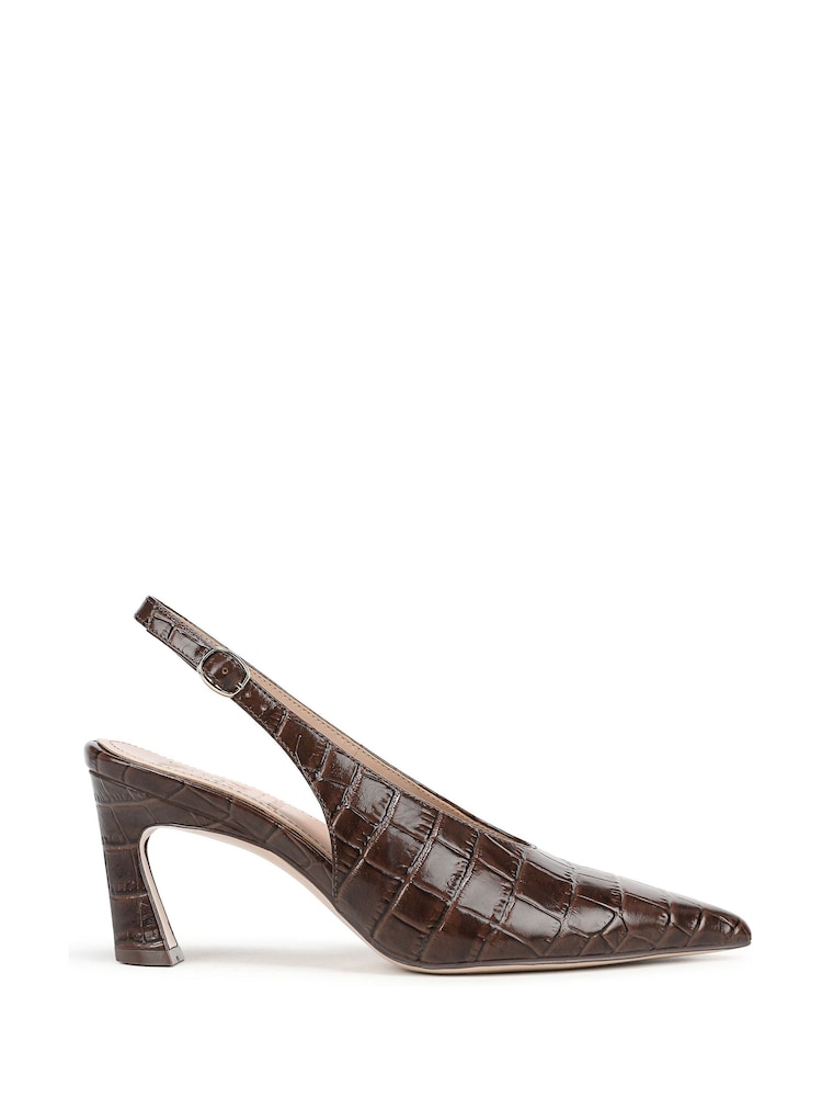 Naturalizer Brown Elaine Regular Fit Slingbacks Shoes - Image 1 of 7 Naturalizer Brown Elaine Regular Fit Slingbacks Shoes - Image 1 of 7