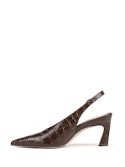 Naturalizer Brown Elaine Regular Fit Slingbacks Shoes - Image 2 of 7