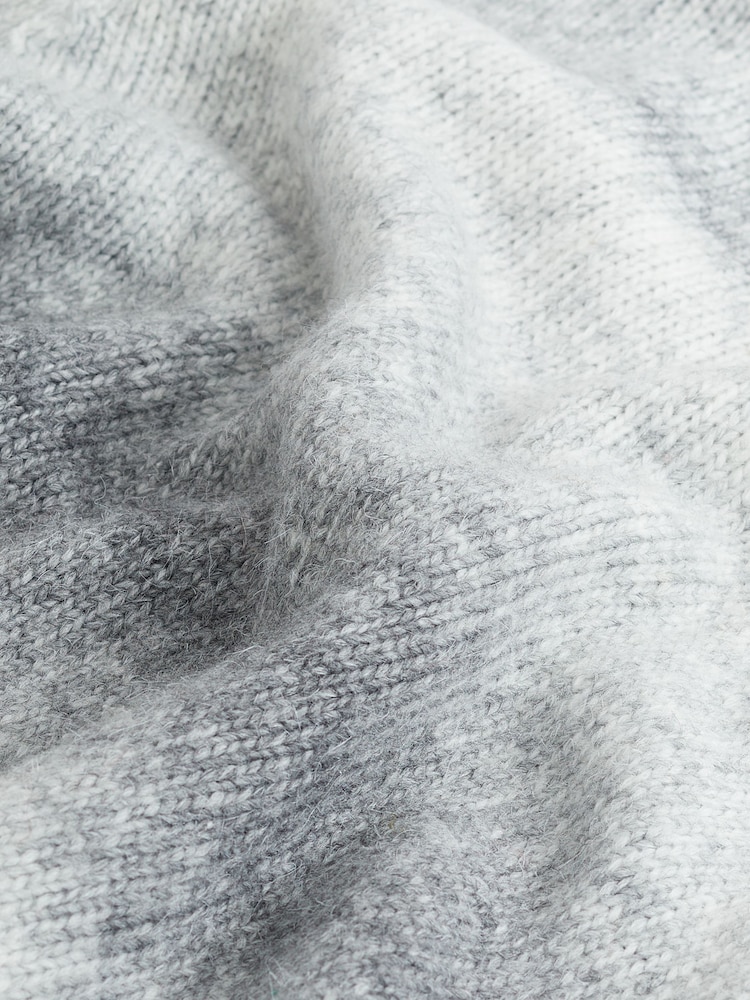 Monochrome Regular Brushed Ombre Crew Jumper - Image 7 of 7