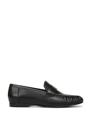 Naturalizer Black Bloom Wide Fit Loafers - Image 1 of 7