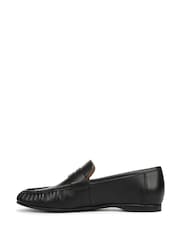 Naturalizer Black Bloom Wide Fit Loafers - Image 2 of 7