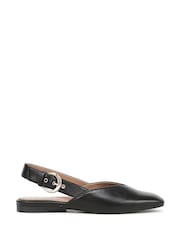 Naturalizer Black Crystal Wide Fit Slingbacks - Image 1 of 7