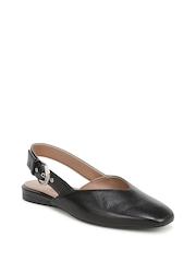 Naturalizer Black Crystal Wide Fit Slingbacks - Image 3 of 7