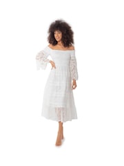 White Iconique Bandeau White Maxi dress - Image 2 of 2