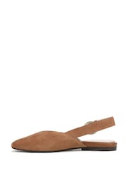 Naturalizer Brown Crystal Wide Fit Slingbacks - Image 2 of 7