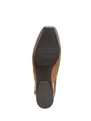 Naturalizer Brown Crystal Wide Fit Slingbacks - Image 7 of 7