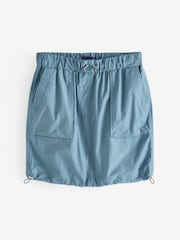 Slate Blue Utility Cargo Mini Skirt - Image 4 of 4