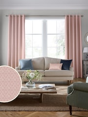 Laura Ashley Blush Abingdon Made To Measure Curtains - Image 1 of 9