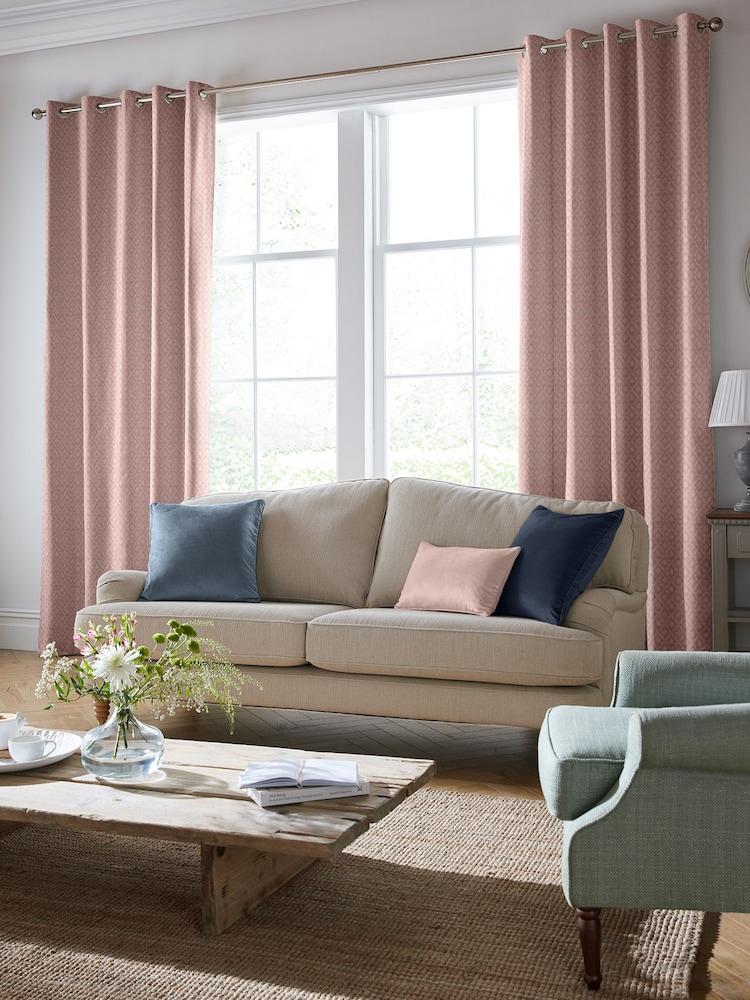 Laura Ashley Blush Abingdon Made To Measure Curtains - Image 2 of 9