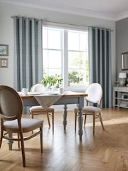 Laura Ashley Steel Abingdon Made To Measure Curtains - Image 2 of 9