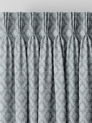 Laura Ashley Steel Abingdon Made To Measure Curtains - Image 5 of 9