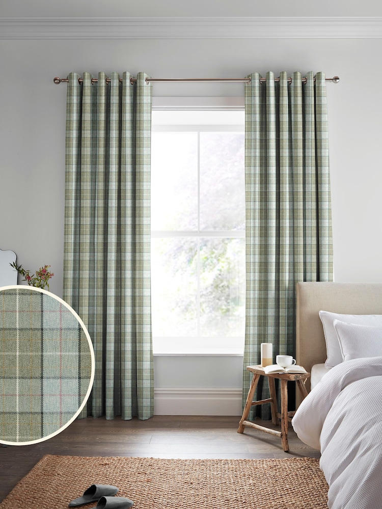 Laura Ashley Sage Alfriston Made To Measure Curtains - Image 2 of 9