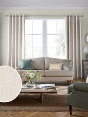 Laura Ashley Pale Natural Ambrose Made To Measure Curtains - Image 1 of 9