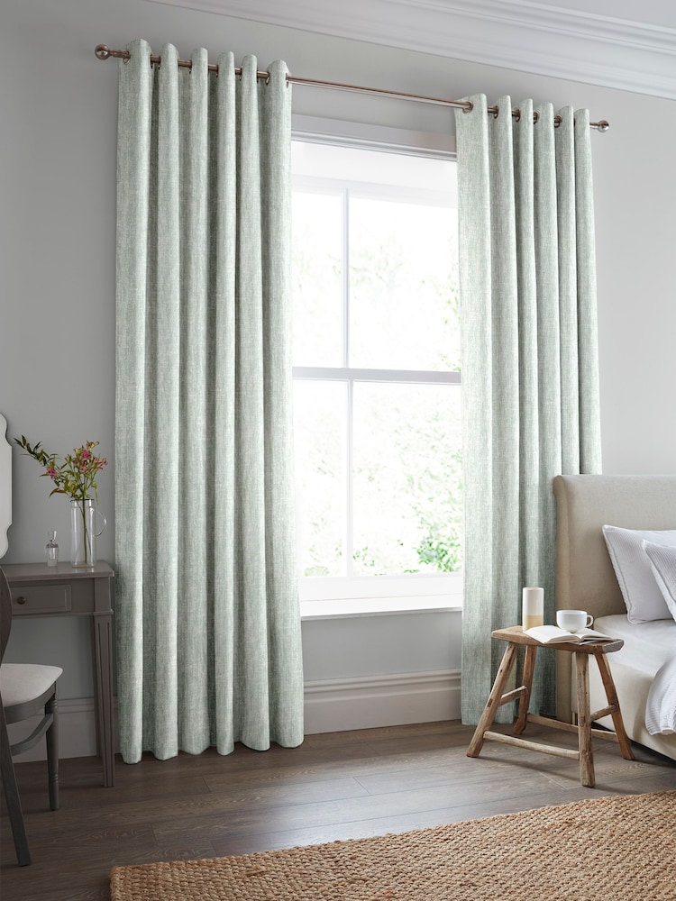 Laura Ashley Sage Ambrose Made To Measure Curtains - Image 2 of 9