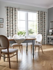 Laura Ashley Slate 100% Cotton Burdett Made To Measure Curtains - Image 1 of 9