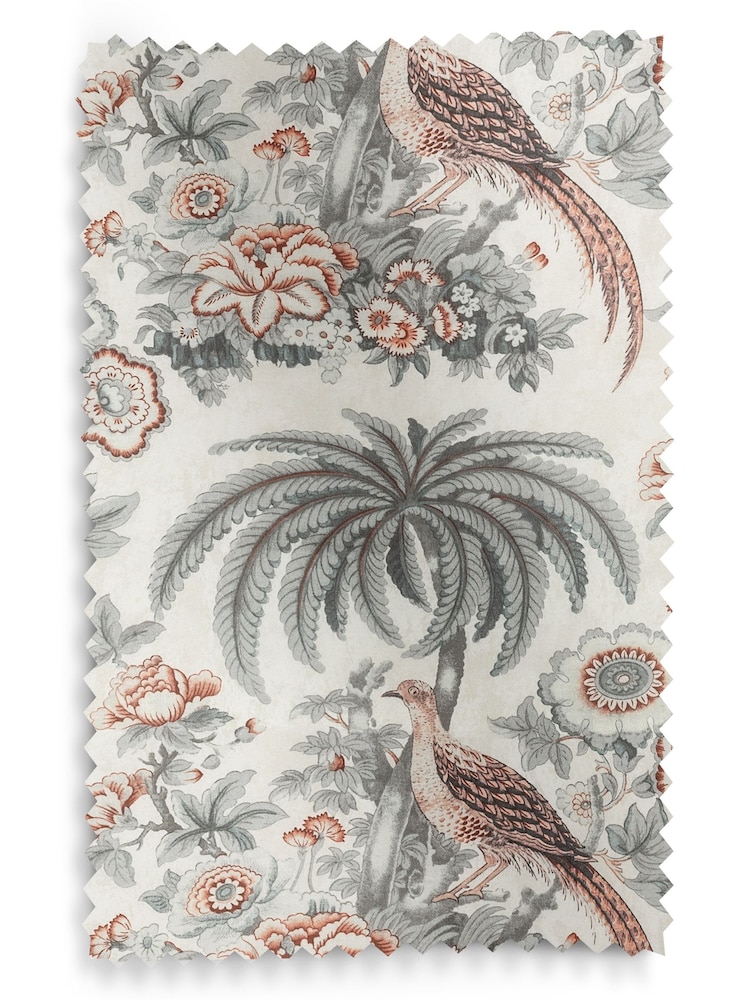 Laura Ashley Slate 100% Cotton Burdett Made To Measure Curtains - Image 9 of 9