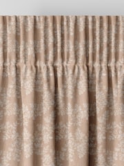 Laura Ashley Truffle Burnham Woven Made To Measure Curtains - Image 6 of 9