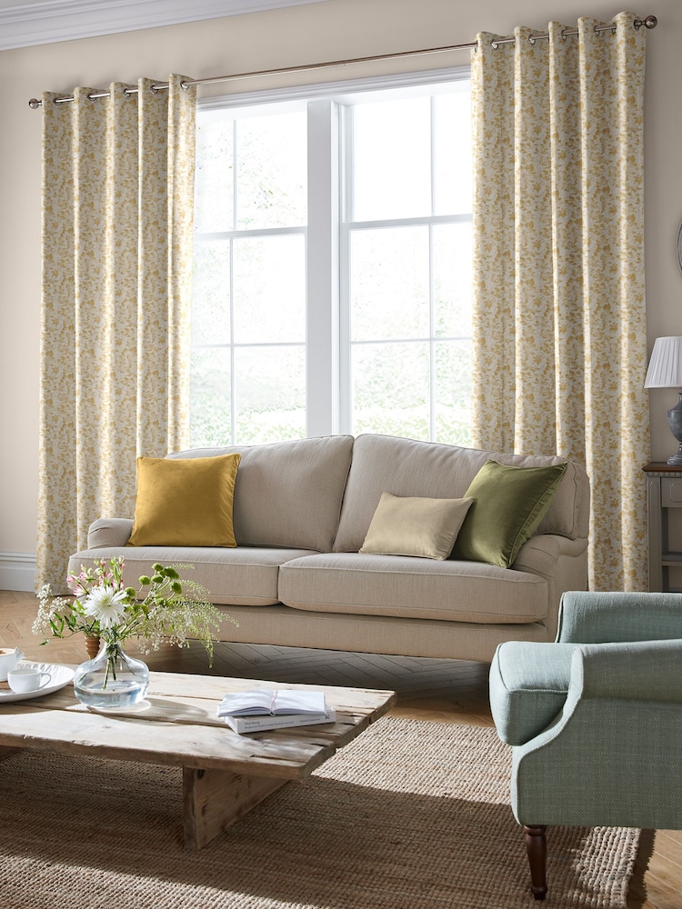 Laura Ashley Linen Churchstroke Made To Measure Curtains - Image 2 of 9