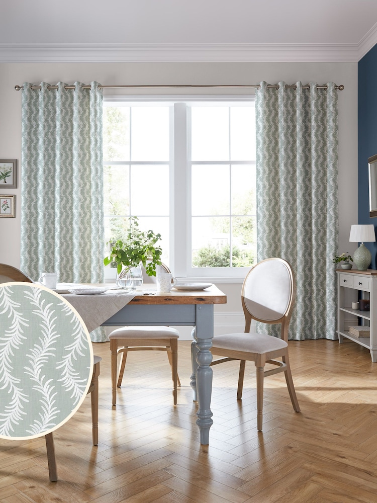 Laura Ashley Eucalyptus Dee Made To Measure Curtains - Image 1 of 9