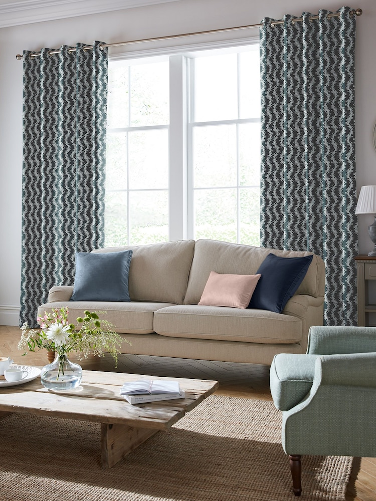 Laura Ashley Seaspray Dee Made To Measure Curtains - Image 1 of 9 Laura Ashley Seaspray Dee Made To Measure Curtains - Image 1 of 9