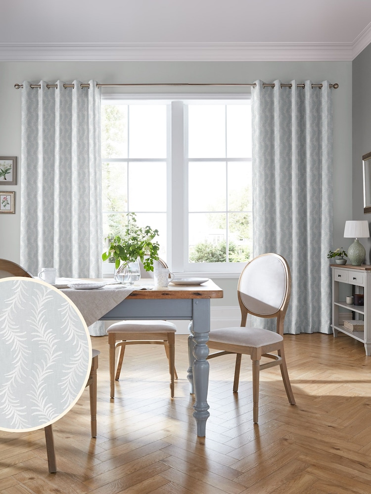 Laura Ashley Slate Dee Made To Measure Curtains - Image 1 of 8