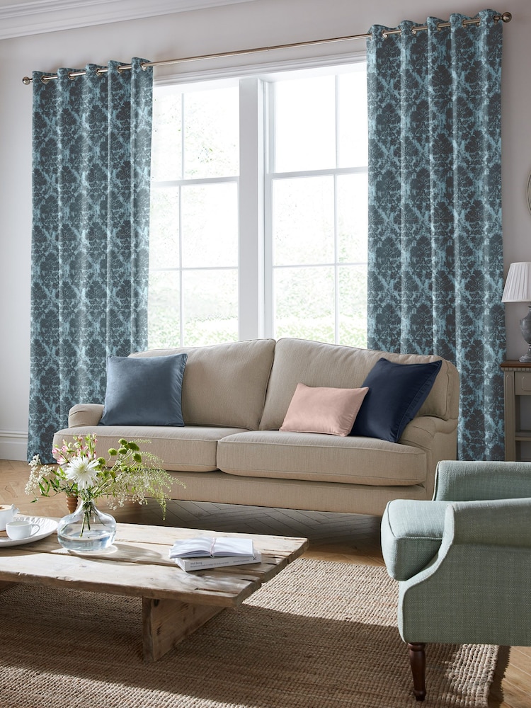 Laura Ashley Seaspray Forden Made To Measure Curtains - Image 1 of 9