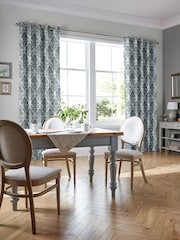 Laura Ashley Slate Forden Made To Measure Curtains - Image 2 of 9