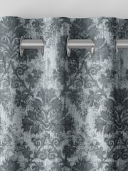 Laura Ashley Slate Forden Made To Measure Curtains - Image 7 of 9