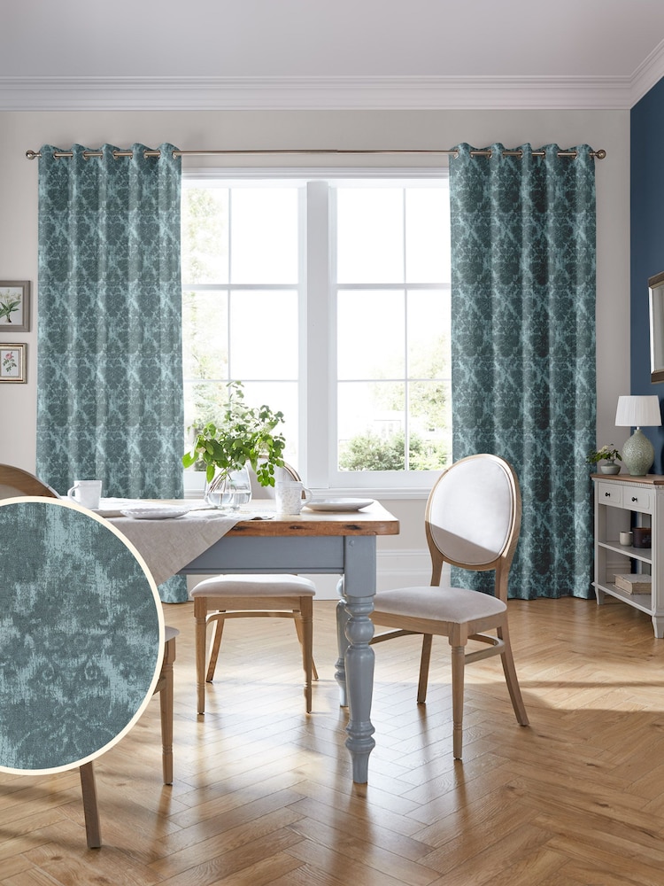 Laura Ashley Spruce Forden Made To Measure Curtains - Image 1 of 9