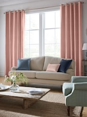 Laura Ashley Blush 100% Cotton Gower Made To Measure Curtains - Image 2 of 9