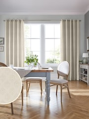 Laura Ashley Dove Grey 100% Cotton Gower Made To Measure Curtains - Image 1 of 9