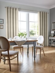 Laura Ashley Dove Grey 100% Cotton Gower Made To Measure Curtains - Image 2 of 9