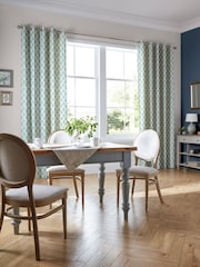 Laura Ashley Eucalyptus 100% Cotton Gower Made To Measure Curtains - Image 1 of 9