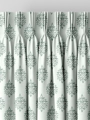 Laura Ashley Eucalyptus 100% Cotton Gower Made To Measure Curtains - Image 5 of 9
