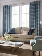 Laura Ashley Seaspray 100% Cotton Gower Made To Measure Curtains - Image 2 of 9