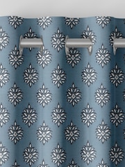 Laura Ashley Seaspray 100% Cotton Gower Made To Measure Curtains - Image 7 of 9