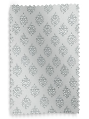 Laura Ashley Slate White 100% Cotton Gower Made To Measure Curtains - Image 9 of 9