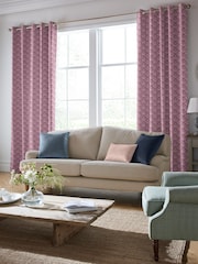 Laura Ashley Dark Ruby Musica Velvet Made To Measure Curtains - Image 1 of 9