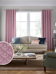 Laura Ashley Dark Ruby Musica Velvet Made To Measure Curtains - Image 2 of 9
